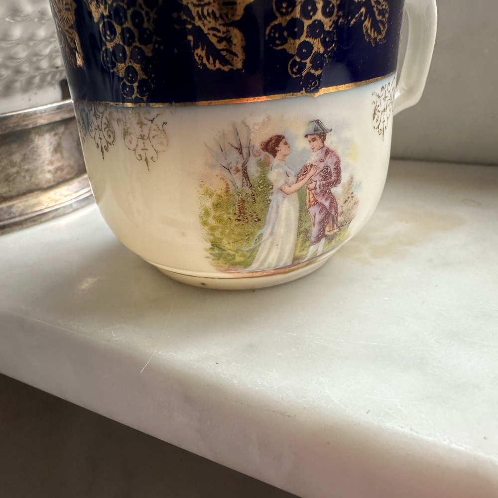 Tiny antique teacup